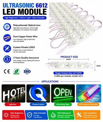 DMLED DC12V 1.5W ultrazvučni LED modul